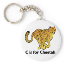 C is for Cheetah Keychains