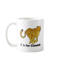 C is for Cheetah Mugs