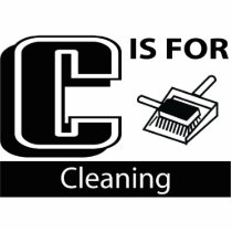 C Is For Cleaning photo sculptures