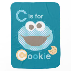 C is for Cookie Baby Swaddle Blankets