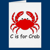 C is for Crab cards