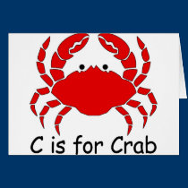C is for Crab cards