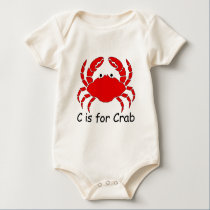 C is for Crab t-shirts