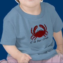 C is for Crab t-shirts by wavehound C is for Crab t-shirts
