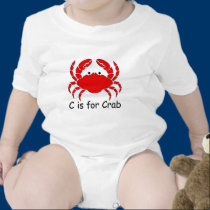 C is for Crab t-shirts