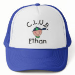 C.L.U.B. Ethan Blue an White Hat