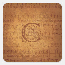 C Monogram Stickers