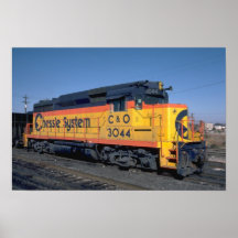 C&O EMD GP-30 POSTER