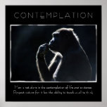 C O N T E M P L A T I O N PRINT