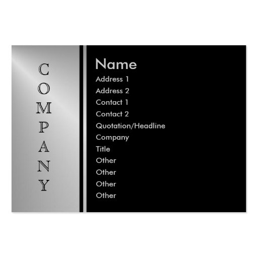 C-Professional Profile Card Business Card Templates (front side)