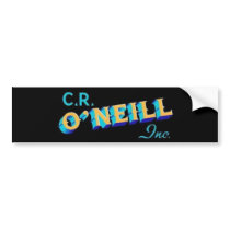 C.R. O'Neill Inc. 11x3 Bumper Sticker bumper stickers by croneill C.R. O'Neill Inc. 11x3 Bumper Sticker bumper stickers