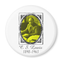 C.S. Lewis Fridge Magnet