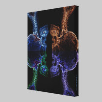 C-spine X-ray Mix Wrapped Canvas canvas prints