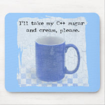 C++ sugar and cream mousepads by kamerakat C++ sugar and cream mousepads