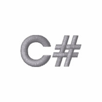 C# work shirt embroidered polo shirt
