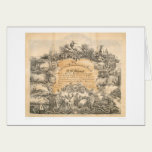 CA. Agricultural Society Certificate (0058A) cards
