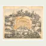 CA. Agricultural Society Certificate (0058A) posters