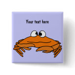 crabs, funny, buttons, beach, custom, cute,