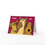 CA- Cute Puppy Thank you Card