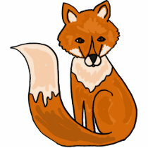 CA- Fancy Fox Photo Scullpture Photo Cut Outs