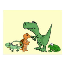 CA- Funny Reptiles and Amphibians Postcard
