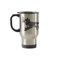 CA- Leaping Wolf Mug mug