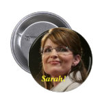 CA- Sarah! Political Button