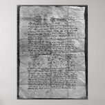 Cabalistic amulet poster