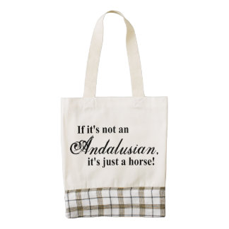 Caballo andaluz bolsa tote zazzle HEART