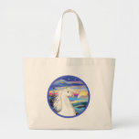Caballo árabe blanco del Roca-Mar Bolsas