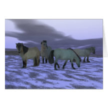 Caballo de amanecer felicitacion 