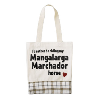 Caballo de Mangalarga Marchador Bolsa Tote Zazzle HEART