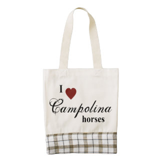 Caballos de Campolina Bolsa Tote Zazzle HEART