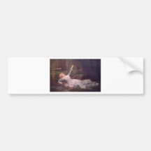 Cabanel Alexandre Ophelia 1883 Bumper Sticker