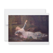 Cabanel Alexandre Ophelia 1883 Personalized Invitations