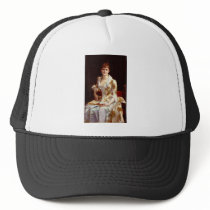 Cabanel Alexandre Portrait Of Young Lady Mesh Hat