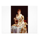 Cabanel Alexandre Portrait Of Young Lady Personalized Invite