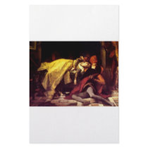 Cabanel Alexandre The Death of Francesca de Rimini stationery