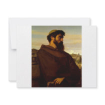 Cabanel Alexandre The Roman Monk Custom Invitation
