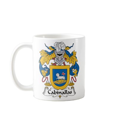 Cabanillas Family Crest Mugs by coatsofarms
