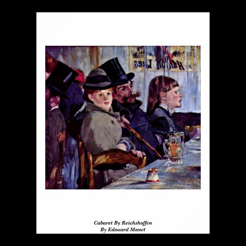 Cabaret By Reichshoffen By Edouard Manet Print