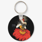 round_keychain - The first cabaret was opened in 1881 in Montmartre, Paris: Rodolphe Salís' "cabaret artistique." Shortly after it was founded, it was renamed Le Chat Noir (The Black Cat). It became a locale in which up-and-coming cabaret artists could try their new acts.
The   Rouge, built in 1889 in the red-light district of Pigalle near Montmartre, is famous for the large red imitation windmill on its roof.
The Folies-Bergère continued to attract a large number of people even though it was more expensive than other cabarets. People felt comfortable at the cabaret: They did not have to take off their hat, could talk, eat, and smoke when they wanted to, etc. They did not have to stick to the usual rules of society.

At the Folies-Bergère, as in many cafés-concerts, there were a variety of acts: singers, dancers, jugglers, and clowns.

Le Lido, on the Champs-Elysées has been a venue of the finest shows with the most famous names since 1946 including Edith Piaf, Laurel & Hardy, Shirley MacLaine, Elton John, Marlene Dietrich, Maurice Chevalier, and Noel Coward among them.performance being introduced by a master of ceremonies