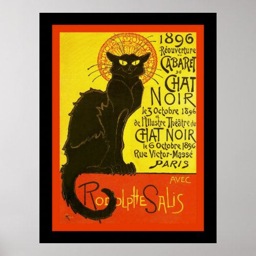 Cabaret du Chat Noir ~ Vintage Advertising posters