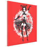 Cabaret  Girl Wrapped Canvas Stretched Canvas Prints