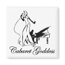 Cabaret Goddess Magnet magnets