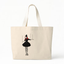 cabaret marionette canvas bags
