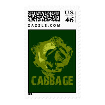 Cabbage Pop Art Postage postage