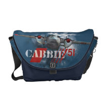 Cabbie Graphic Courier Bags at Zazzle