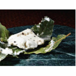 Cabecou Feuille Cheese Wrapped In Chestnut Leaves Acrylic Cut Out