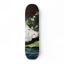 Cabecou Feuille Cheese Wrapped In Chestnut Leaves Skate Deck
